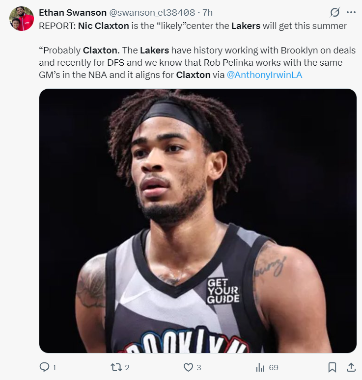 湖记曝克拉克斯顿成意中人:美媒模拟4换3方案 570万再签卡皇替补